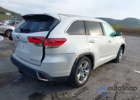 2019 Toyota Highlander Limited from USA, damaged, VIN 5TDDZRFH8KS999900